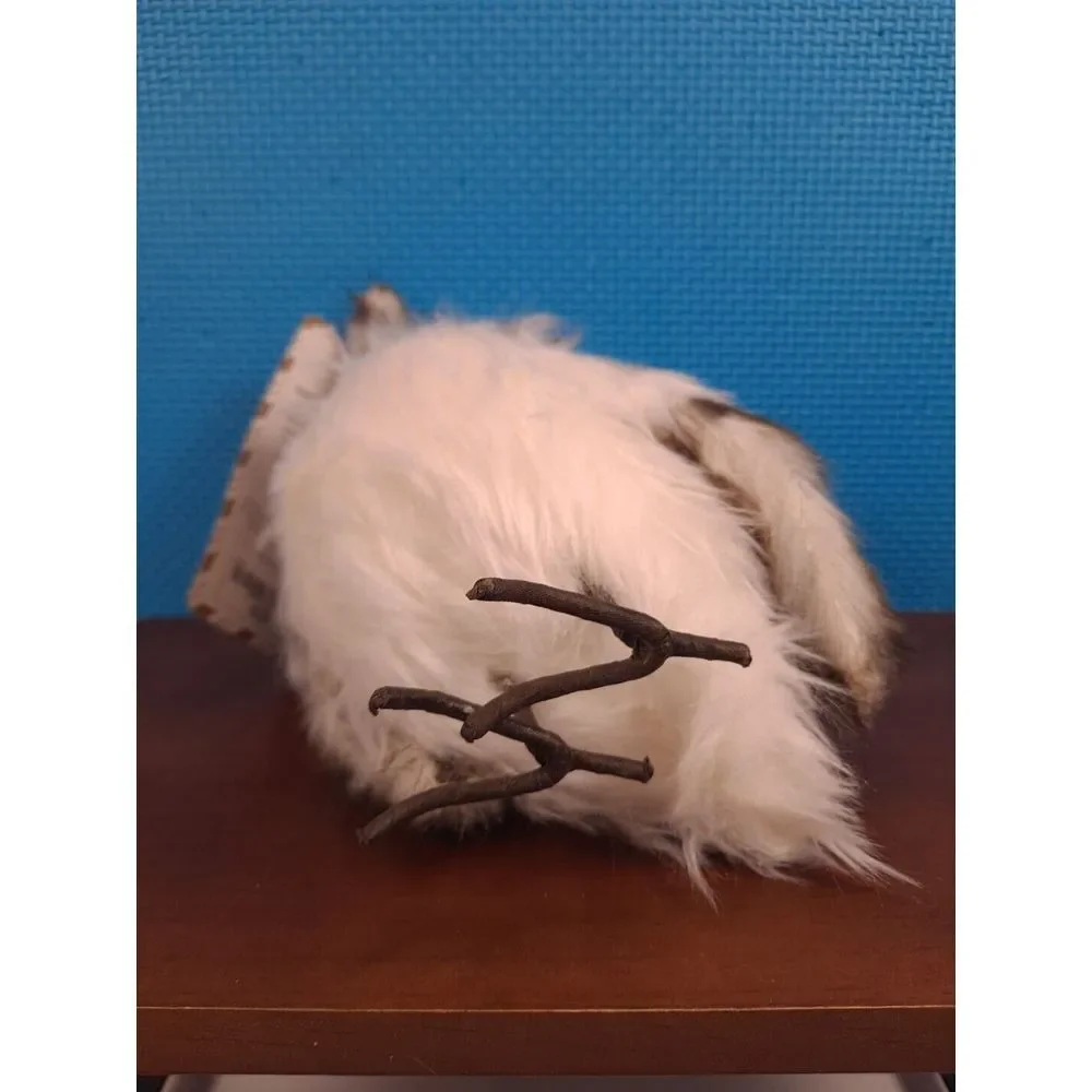 New Northpole Trading Snow Owl Hoot Gray White Table Top‎ Decoration Ornament